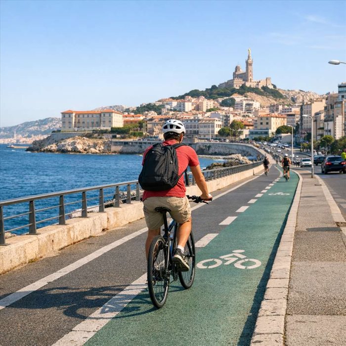 Pistes cyclables à Marseille : meilleurs itinéraires à vélo
