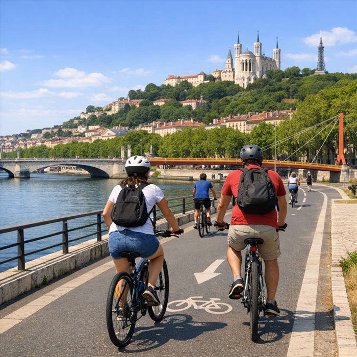 Pistes cyclables à Lyon : 10 itinéraires à vélo à découvrir