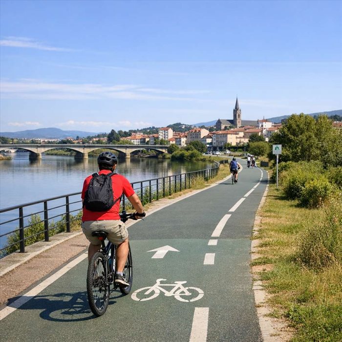Pistes cyclables à Roanne : 8 itinéraires vélo à découvrir