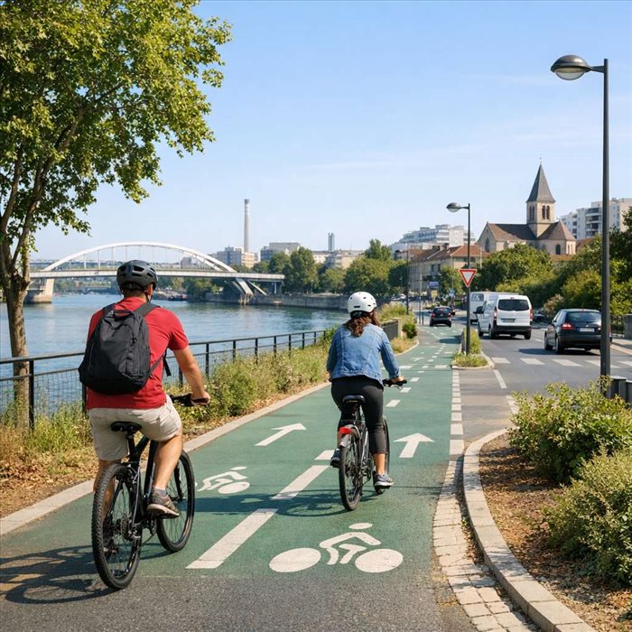 Pistes cyclables à Vitry-sur-Seine : meilleurs itinéraires vélo