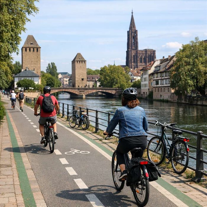 Pistes cyclables à Strasbourg : 8 itinéraires vélo incontournables