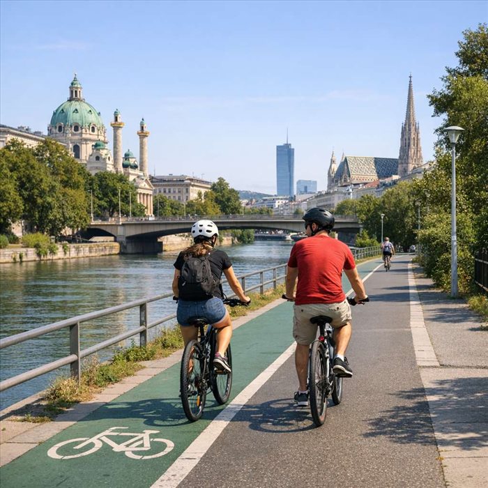 Pistes cyclables à Vienne : les meilleurs itinéraires à vélo