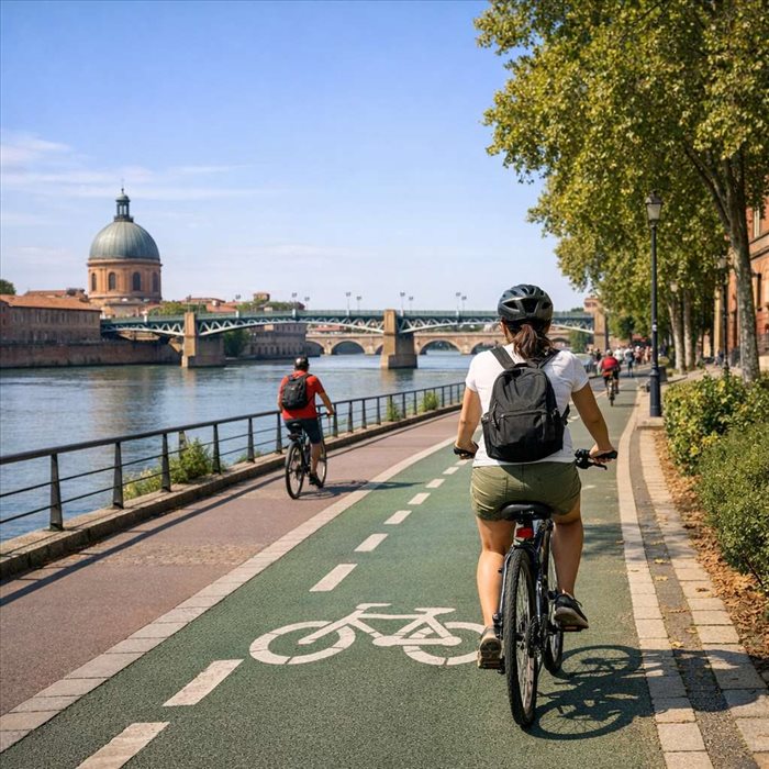 Pistes cyclables à Toulouse : les meilleurs itinéraires à vélo