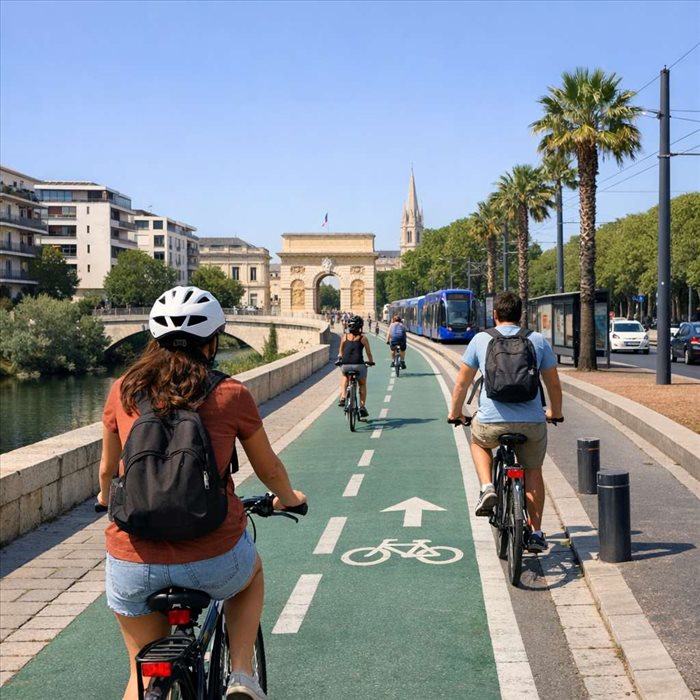 Pistes cyclables à Montpellier : 8 itinéraires vélo à découvrir