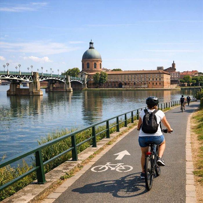 Où faire du vélo à Toulouse ? Les 9 meilleurs itinéraires