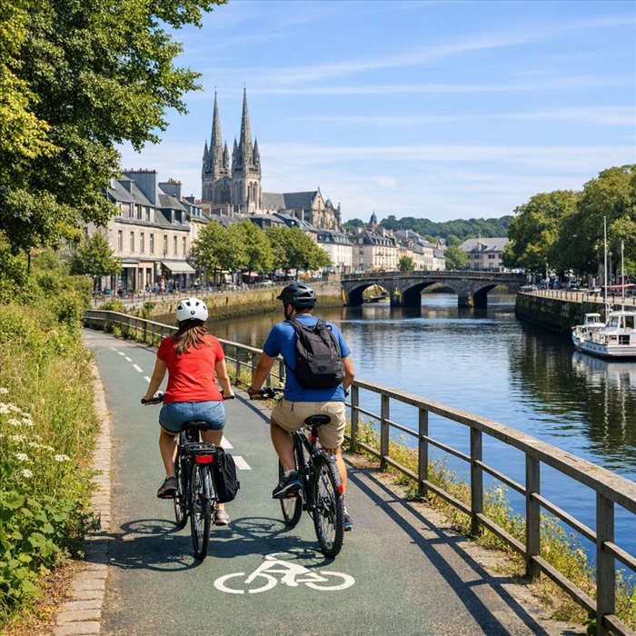 Pistes cyclables à Quimper : les meilleurs itinéraires à vélo