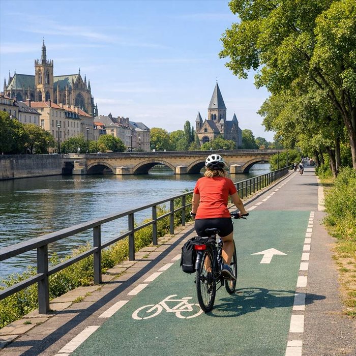 Pistes cyclables à Metz : découvrez les meilleurs itinéraires