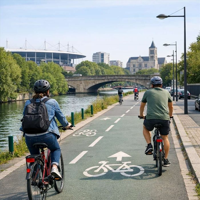 Pistes cyclables à Saint-Denis : top itinéraires à vélo