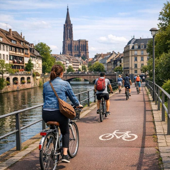 Où faire du vélo à Strasbourg ? Itinéraires et conseils
