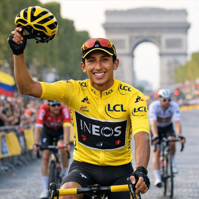 Vainqueur du Tour de France 2019 : Egan Bernal