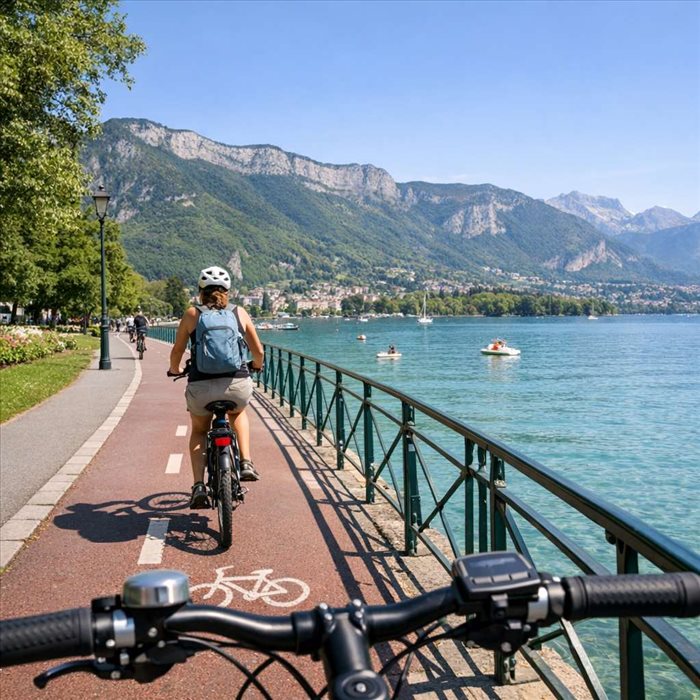 Pistes cyclables à Annecy : top itinéraires à découvrir