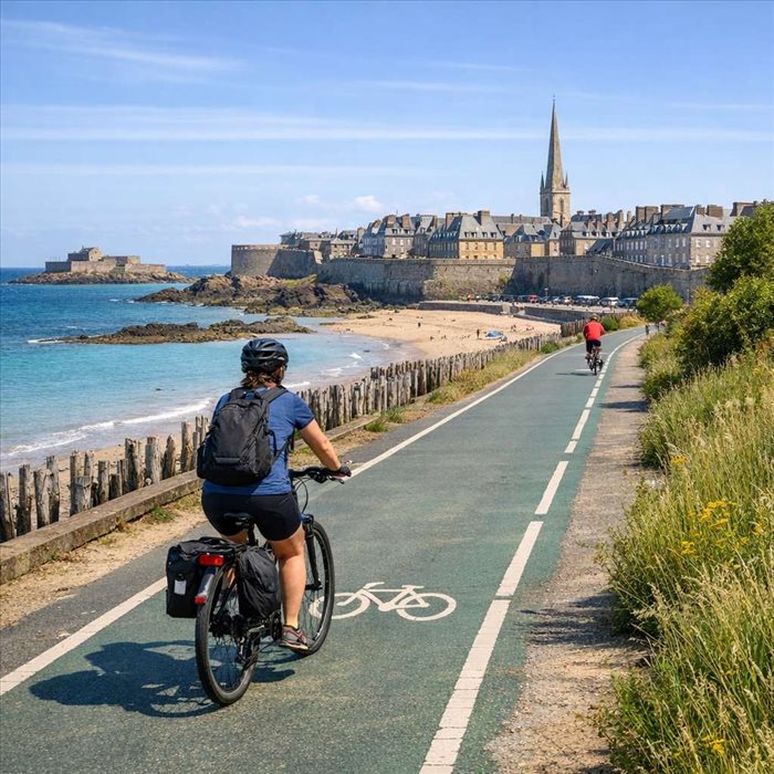 Pistes cyclables à Saint-Malo : 8 itinéraires vélo à tester