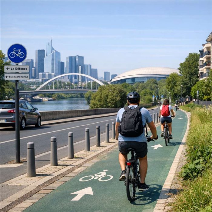 Pistes cyclables à Nanterre : itinéraires vélo pratiques et agréables