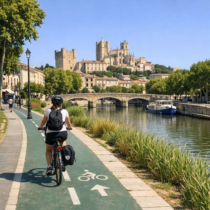 Pistes cyclables à Narbonne : meilleurs itinéraires à vélo