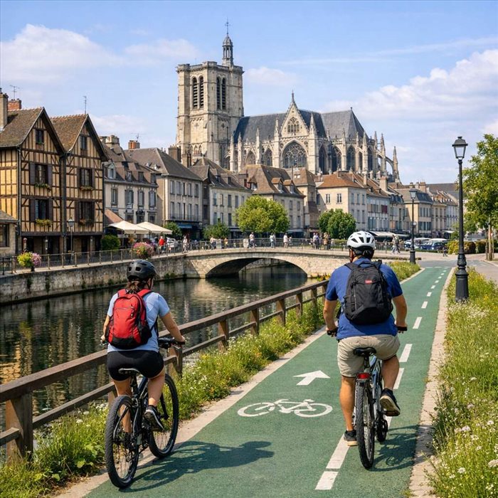 Pistes cyclables à Troyes : top itinéraires à vélo à découvrir